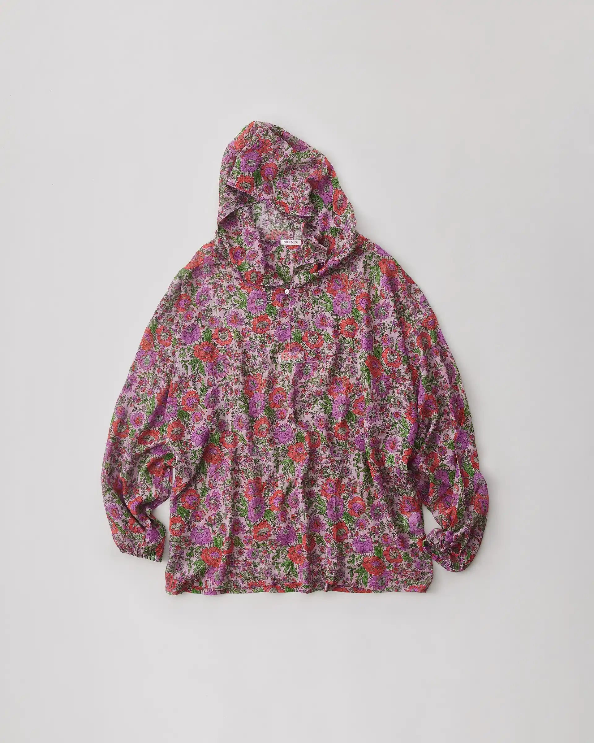 NICENESS 25SS BIDDU / Silk Chiffon Snow Parka